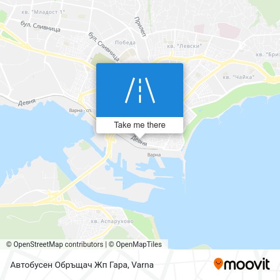 Автобусен Обръщач Жп Гара map