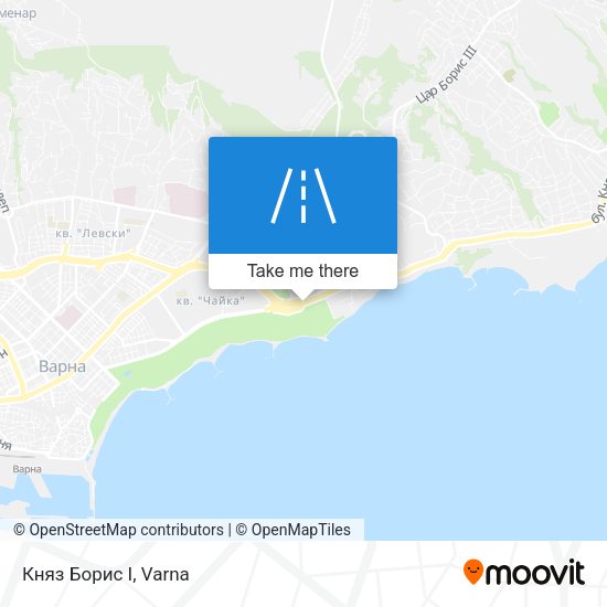 Карта Княз Борис I