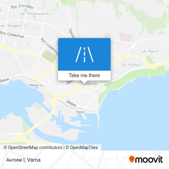 Антим I map