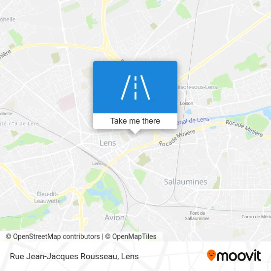Rue Jean-Jacques Rousseau map