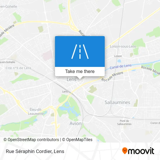 Rue Séraphin Cordier map