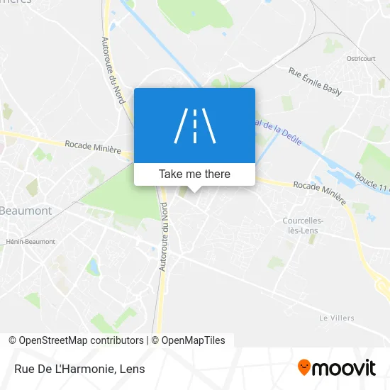 Rue De L'Harmonie map