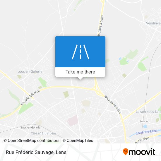 Rue Frédéric Sauvage map