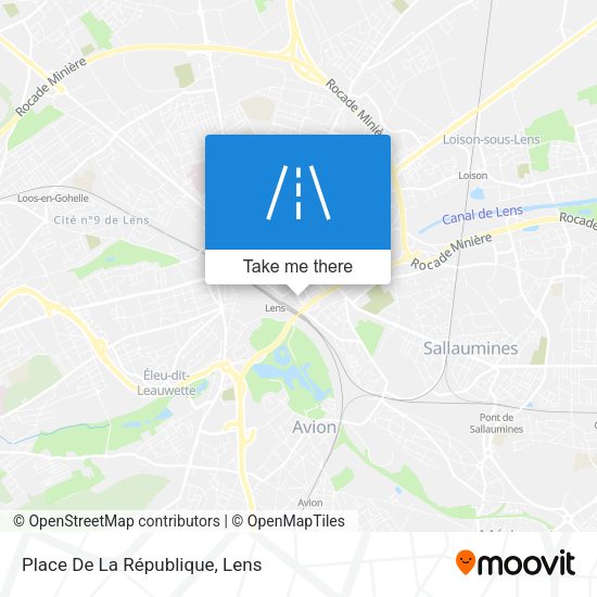 Place De La République map