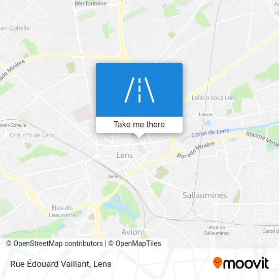 Rue Édouard Vaillant map
