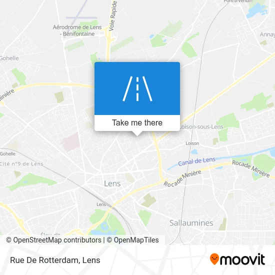 Rue De Rotterdam map