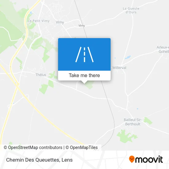 Chemin Des Queuettes map
