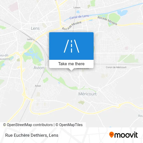 Rue Euchère Dethiers map