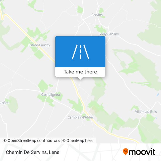 Chemin De Servins map