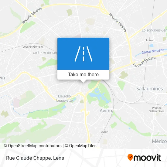 Rue Claude Chappe map