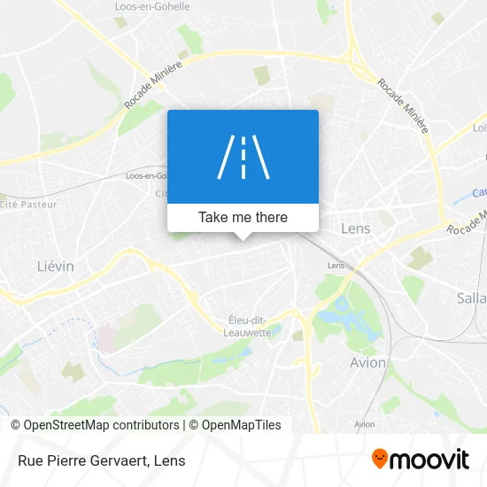 Rue Pierre Gervaert map