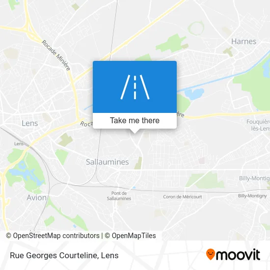 Rue Georges Courteline map