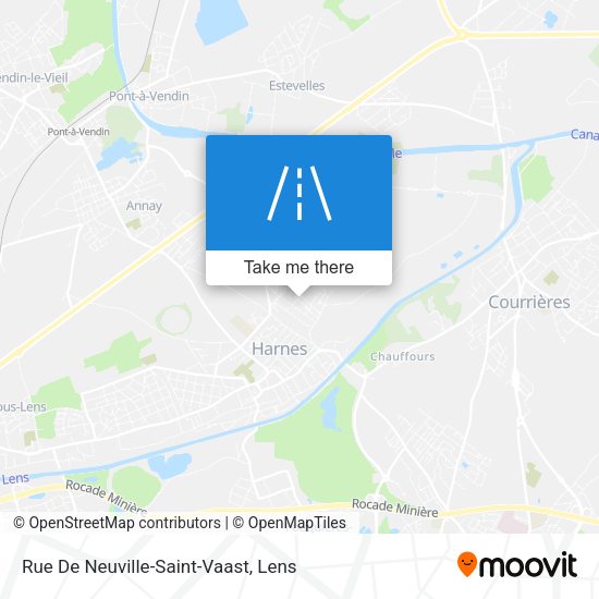 Rue De Neuville-Saint-Vaast map