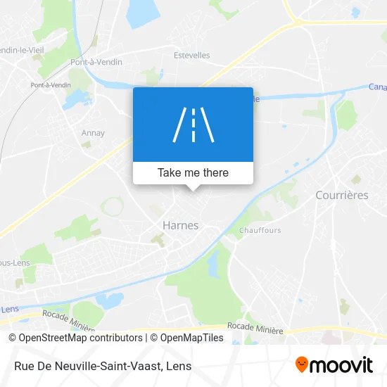 Rue De Neuville-Saint-Vaast map