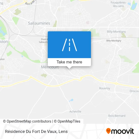 Résidence Du Fort De Vaux map