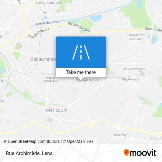 Rue Archimède map
