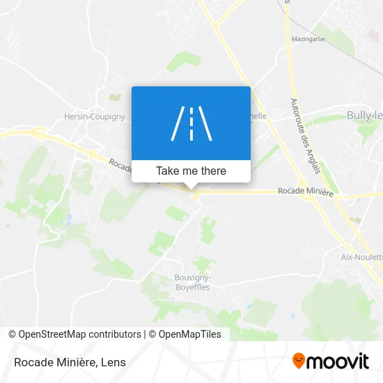 Rocade Minière map