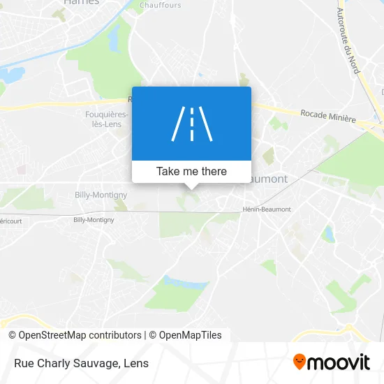 Rue Charly Sauvage map