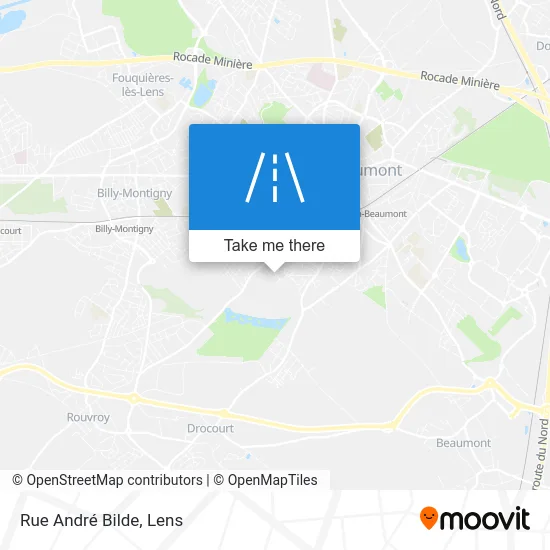 Rue André Bilde map