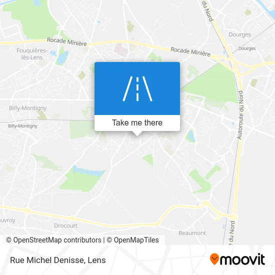 Rue Michel Denisse map
