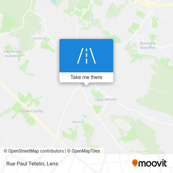 Rue Paul Tetelin map