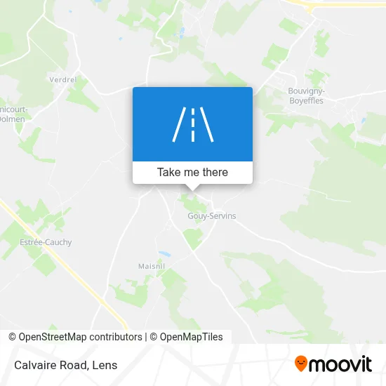 Chemin Du Calvaire map