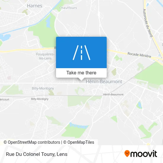 Rue Du Colonel Touny map