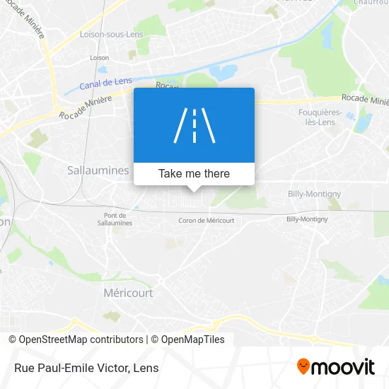 Rue Paul-Emile Victor map