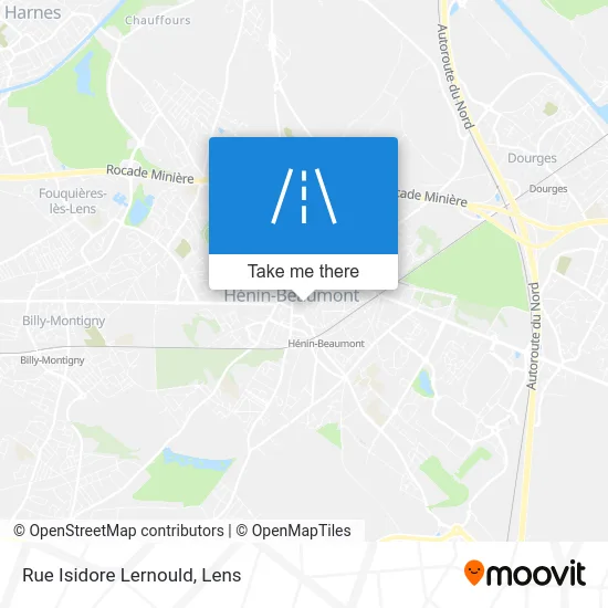 Rue Isidore Lernould map