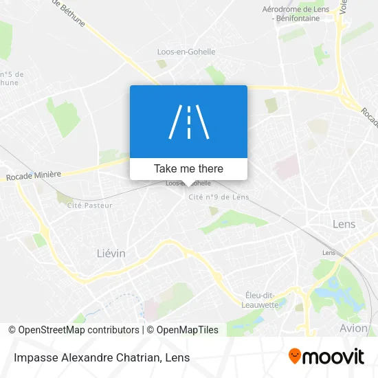Impasse Alexandre Chatrian map