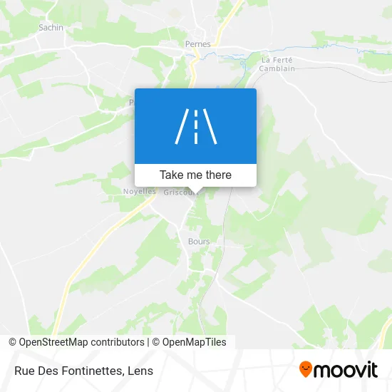 Rue Des Fontinettes map