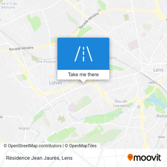 Résidence Jean Jaurès map