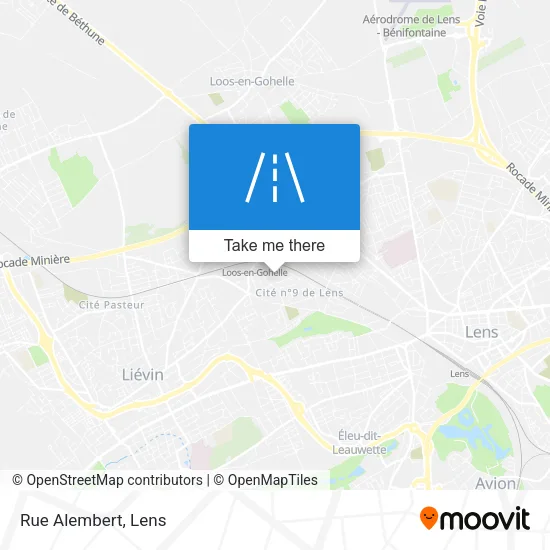 Rue Alembert map