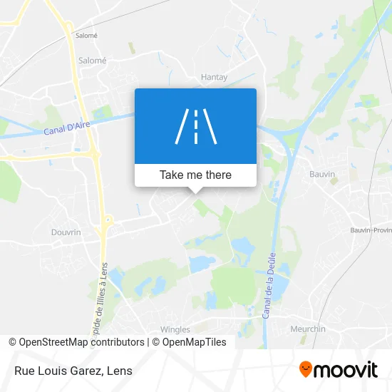 Mapa Rue Louis Garez