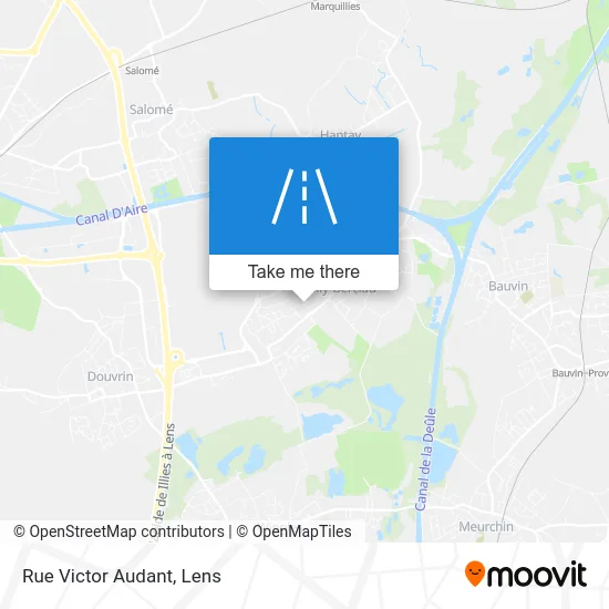 Rue Victor Audant map