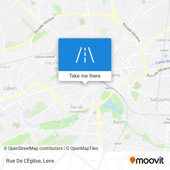 Rue De L'Église map