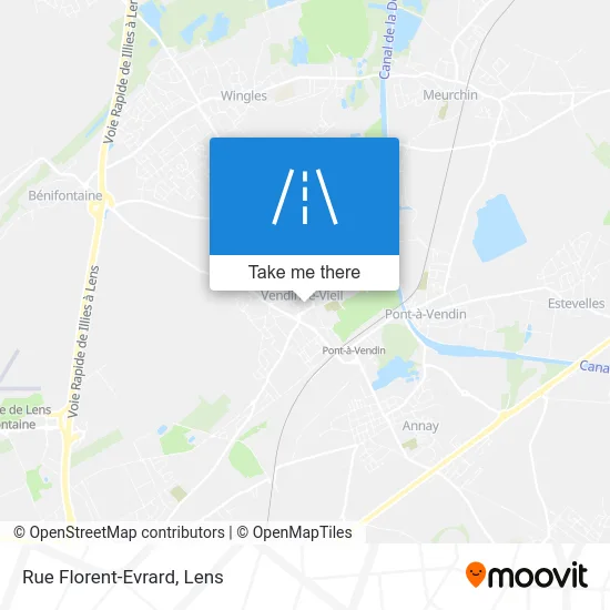 Rue Florent-Evrard map