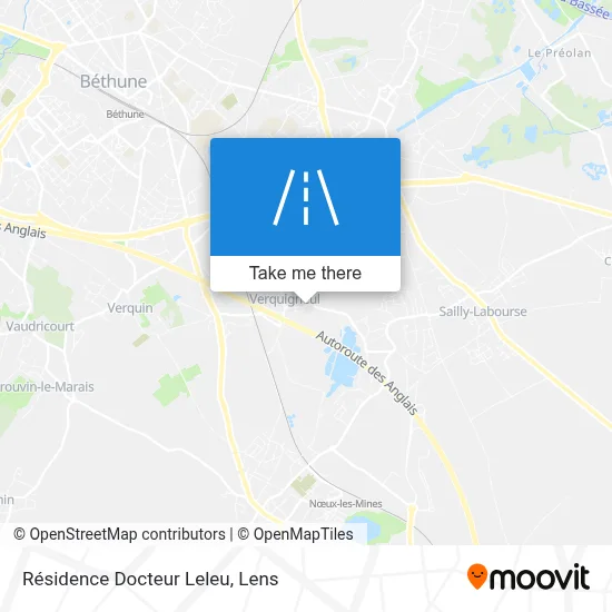 Résidence Docteur Leleu map