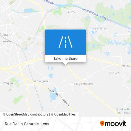 Rue De La Centrale map