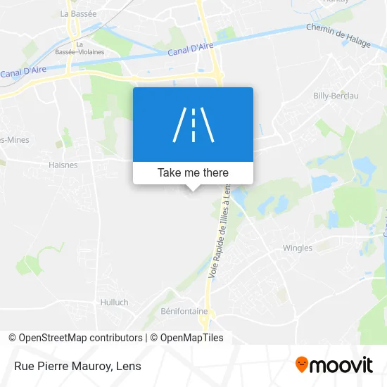 Rue Pierre Mauroy map