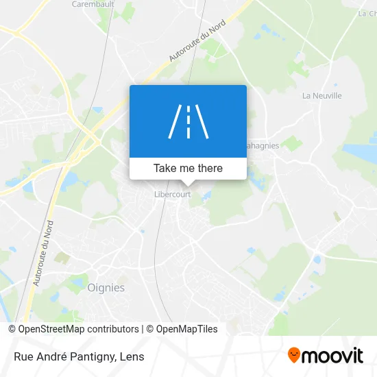 Rue André Pantigny map