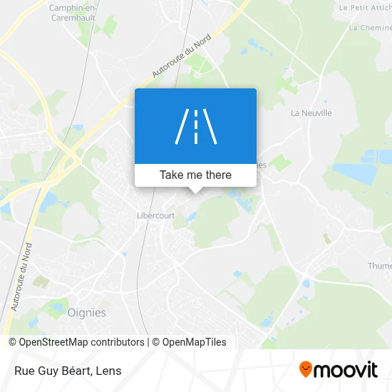 Rue Guy Béart map