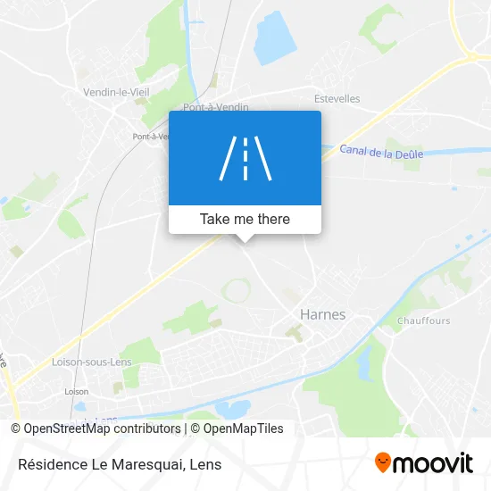 Résidence Le Maresquai map