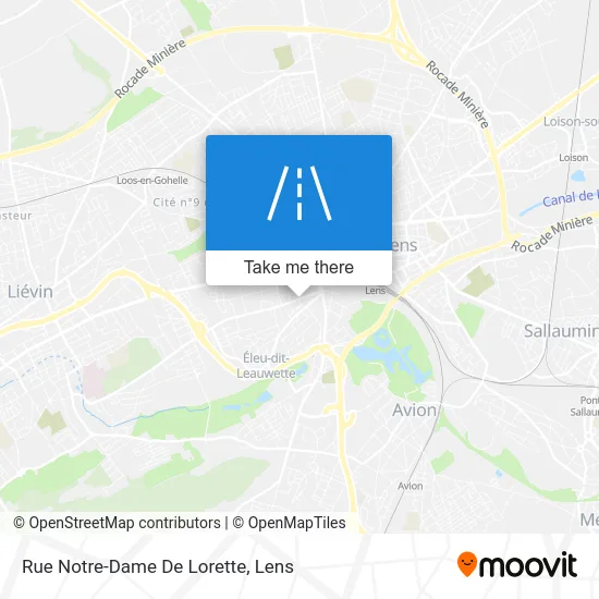 Rue Notre-Dame De Lorette map