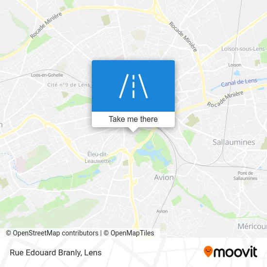 Rue Edouard Branly map