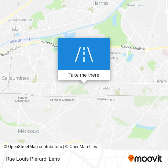 Rue Louis Piérard map