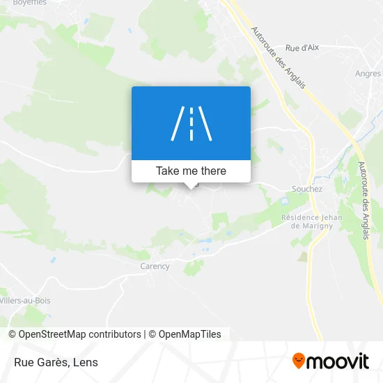 Rue Garès map