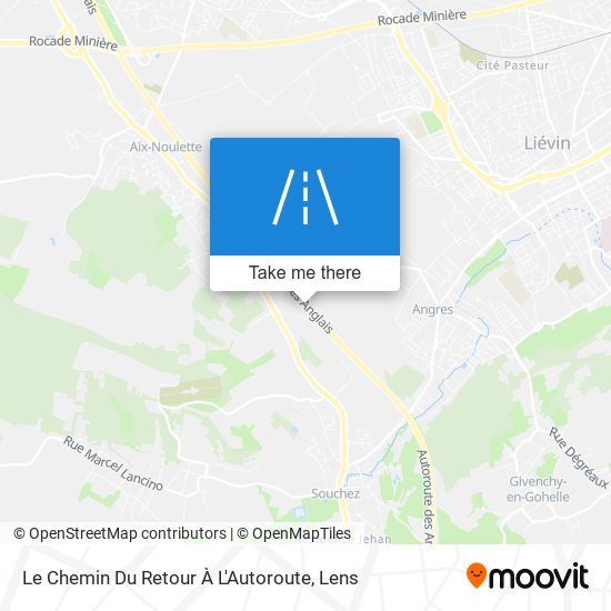 Le Chemin Du Retour À L'Autoroute map