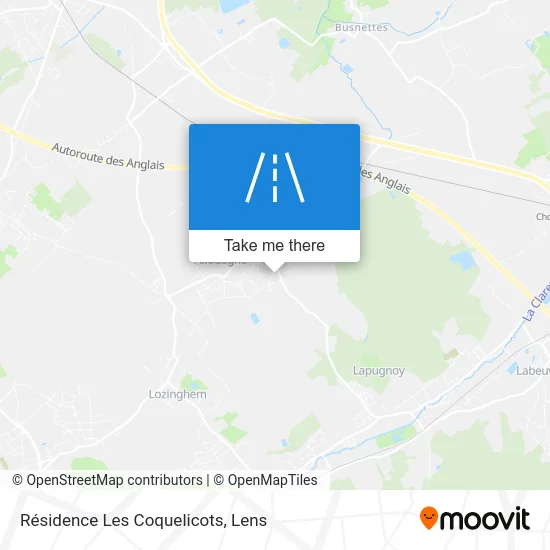 Résidence Les Coquelicots map