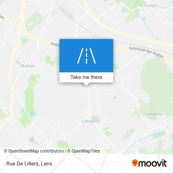 Rue De Lillers map